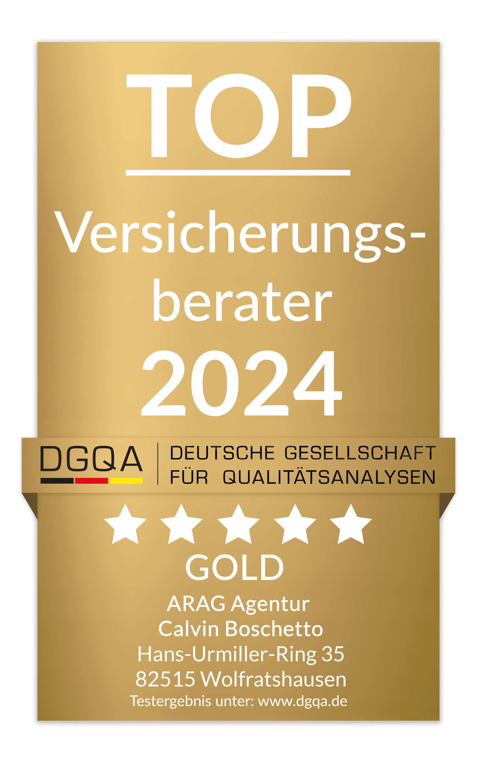 DGQA Top Insurance Advisor Award 2024